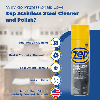 Zep Stainless Steel Cleaner & Polish