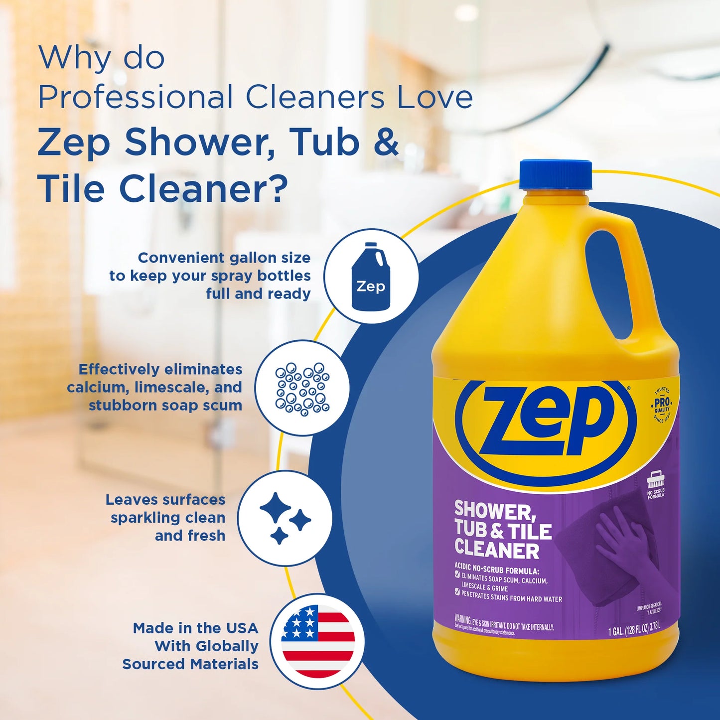 Zep Shower, Tub & Tile Cleaner